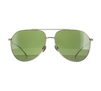 Lacoste Aviator Shiny Gold Green L209S Lacoste Gold One Size