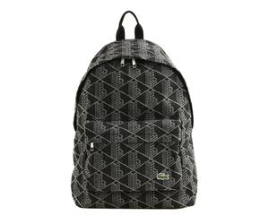 LACOSTE Backpack Mono Jacquard Denim Noir