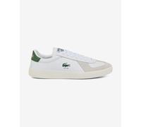 Lacoste Baseshot Pro Leather Shoes white green grey - 42.5
