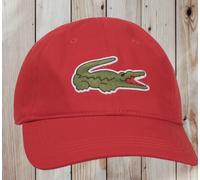 LACOSTE Big Croc Logo Gabardine Cap Classic big Crocodile Hat Unisex RK4711