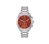 Lacoste Boston Orange Dial Stainless Steel Bracelet Watch