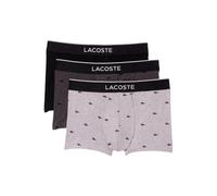 Lacoste Boxers 3 Pack Mens Black Grey Boxer Shorts Trunks Size S M L