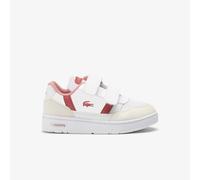 Lacoste Boys Boy's Infants T-Clip Trainers in White pink Mesh - Size UK 5.5 Infant
