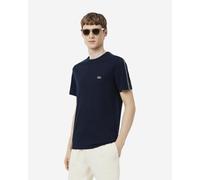 Lacoste Branded Stripe Band Short Sleeve T-Shirt Navy Blue - XXL