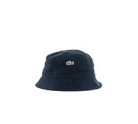 Lacoste Organic Cotton Bucket Hat - Navy Blue 166 - Navy Blue 166 - M
