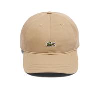Men's Lacoste Mens Organic Cotton Twill Cap - Tan - Size: ONE size