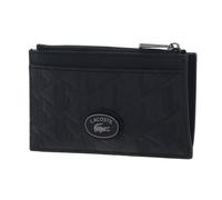 LACOSTE card case Nomogramme Zip Credit Card Holder Noir