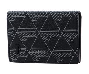 LACOSTE card case Pocket Organizer Monogram Noir Gris