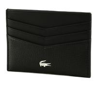 Lacoste Leather Card Holder, Black, Men Black