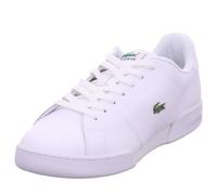 (White, 12 (Adults')) Lacoste Carnaby Cup Leather Men's White Trainers