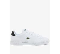 Lacoste Carnaby Cupsole 225 Trainers, White/Black, Size 8, Men White/Black