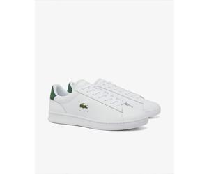 Lacoste Carnaby Platform Mens Trainers - White/Green Leather - Size UK 9