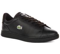 Lacoste Carnaby Set Lace Up Court Mens Trainers In Black UK 7 - 12
