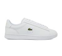 Lacoste Carnaby Set Mens Leather Trainers White Green Croc Shoes 48SMA0105