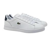 Lacoste CARNABY SET Mens Court Trainers Trainers White/Navy - UK 10