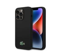 Lacoste Case Liquid Silicone Croc Logo MagSafe Black - iPhone 15 Pro Max