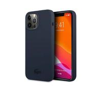 Lacoste Case Liquid Silicone Glossy Logo Navy - iPhone 13 Pro