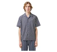 Lacoste Ch8792 Short Sleeve Shirt Grey 44 Men