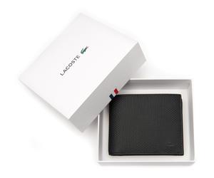 LACOSTE Chantaco Billfold Zip Case Black
