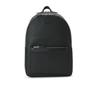 Lacoste Chantaco logo-embossed leather backpack - Black OS