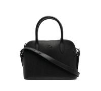 Lacoste Chantaco piqué leather mini tote bag - Black OS