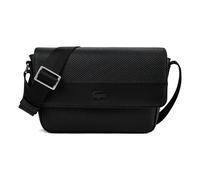 Lacoste Chantaco Shoulder bag Genuine Leather 21 cm black