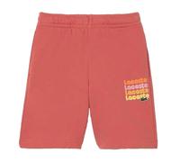 Lacoste Childrens/Kids Fleece Print Shorts - Red - 8 Years - Red