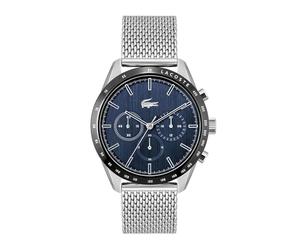 Lacoste Chronograph Quartz Watch Boston Collection for Men with Leather or Stainless Steel Bracelet in Link or Mesh