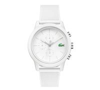 Lacoste Chronograph Quartz Watch for Men LACOSTE.12.12 Collection with White Silicone Bracelet - 2010974