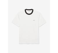 Lacoste Classic Fit Colour-Block Cotton Short Sleeve T-Shirt White - S