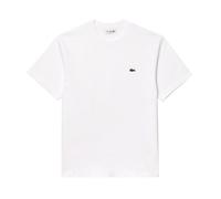Lacoste White Classic Fit Cotton Jersey T-Shirt