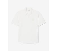 Lacoste Classic Fit Embroidered Shield short sleeve polo white - S