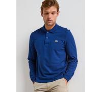 Lacoste Classic Fit L1212 Pique Long Sleeve Polo Shirt, Blue, Size L, Men Blue