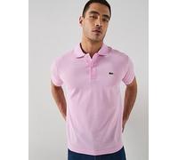 Lacoste Classic Fit L1212 Polo Shirt, Pink, Size S, Men Pink
