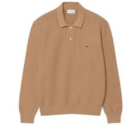 Lacoste Classic Fit Long Sleeved Knitted Polo Shirt - Brown L/5 L/5