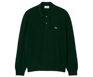 Lacoste Classic Fit Long Sleeved Knitted Polo Shirt - Green S/3 S/3