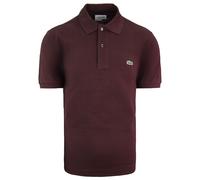 Lacoste Classic Fit Mens Burgundy Polo Shirt Cotton - Size X-Small