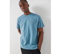 Lacoste Classic Fit Mid Weight Cotton Jersey T-Shirt, Blue, Size M, Men Blue