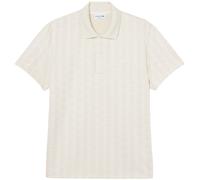 Lacoste Classic Fit Monogram Jacquard Polo Shirt - Beige 2X/7 2X/7