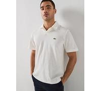 Lacoste Classic Fit Open Neck Polo Shirt, White, Size Xl, Men White
