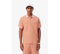 Lacoste Classic Fit Textured Striped Polo Shirt - 5 (Large)