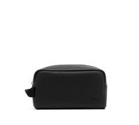 Lacoste Classic logo-plaque wash bag - Black One Size