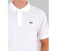 Lacoste Men's Classic Fit Cotton White Short Sleeve Polo Shirt