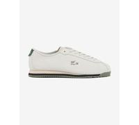 Lacoste Club-Low Leather shoes white beige olive green - 43