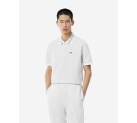 Lacoste Col Bord-Cotes short sleeve polo white light grey - M