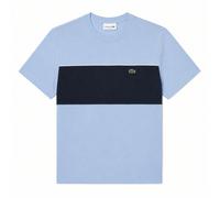 Lacoste Colour Block Cotton T-Shirt Aphylla Blue/Blackbird - XL