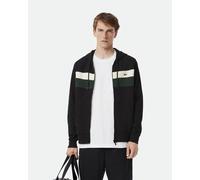 Lacoste Colour-Block Full Zip Hoodie Black Green White - S