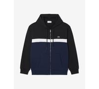 Lacoste Colour-block Full Zip hoodie black white navy blue - M