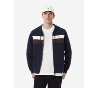 Lacoste Colour-Block Full Zip Hoodie Navy Brown White - S