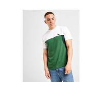 Lacoste Colour Block Panel T-Shirt - Green - Mens 3/S